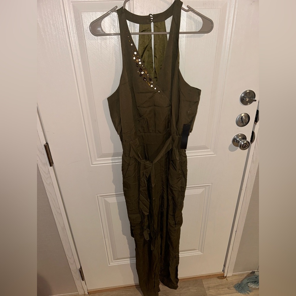 VENUS Olive Green Jumpsuit